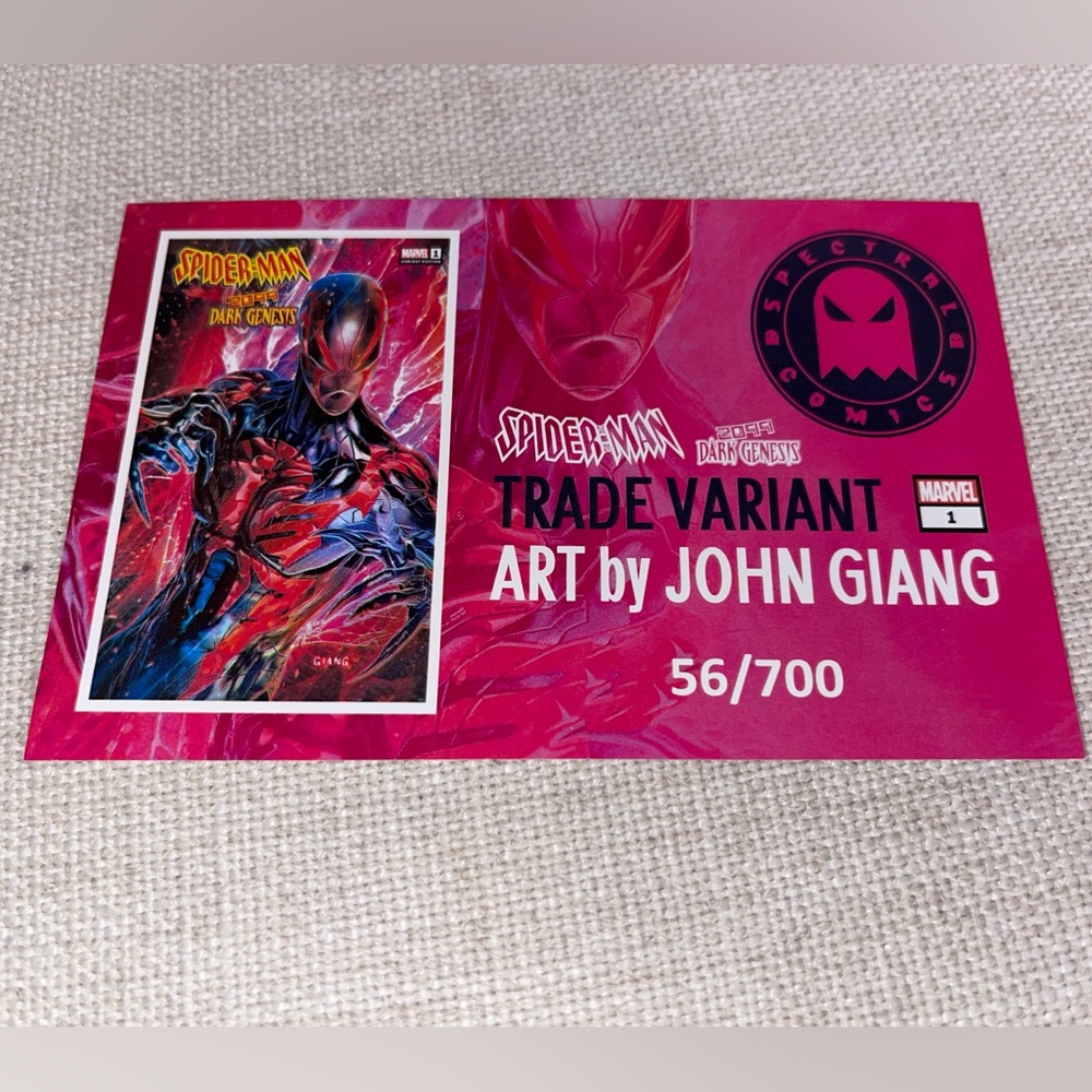 SPIDER-MAN 2099: Dark Genesis #1 TRADE VARIANT CGC SS 9.8 Signed by JOHN GIANG - Picture 6 of 6